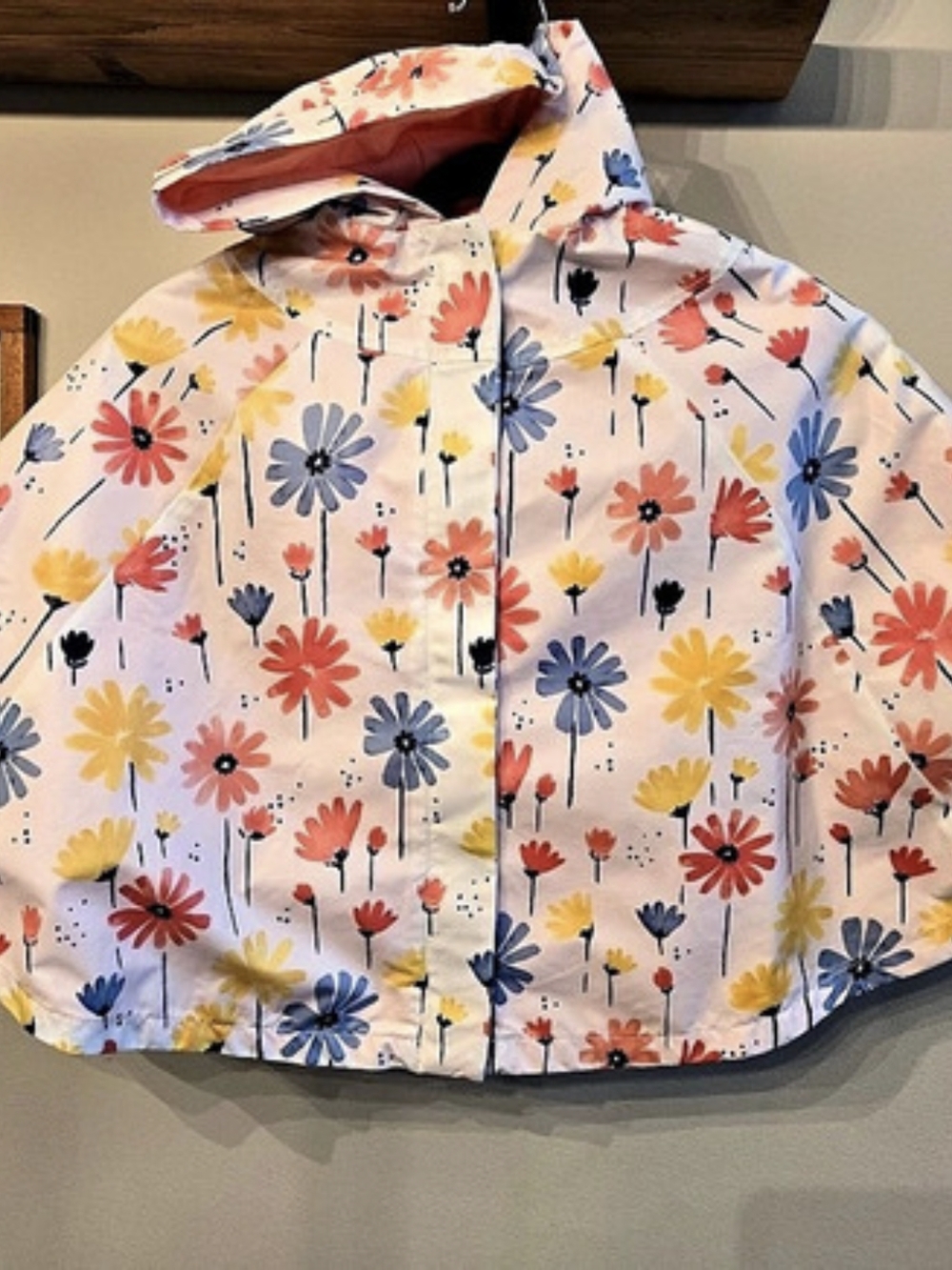 Gymboree Floral Rain Poncho NWT